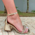 Sandália Salto Bloco